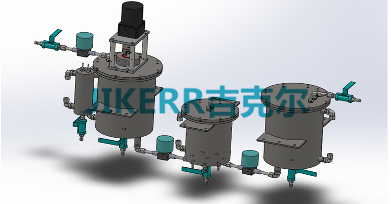 Ji kerr electrolyte bubble removal solution for lithium battery injection