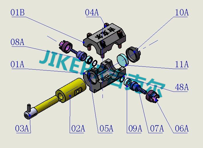 Ji kerr injection pump liquid contact parts