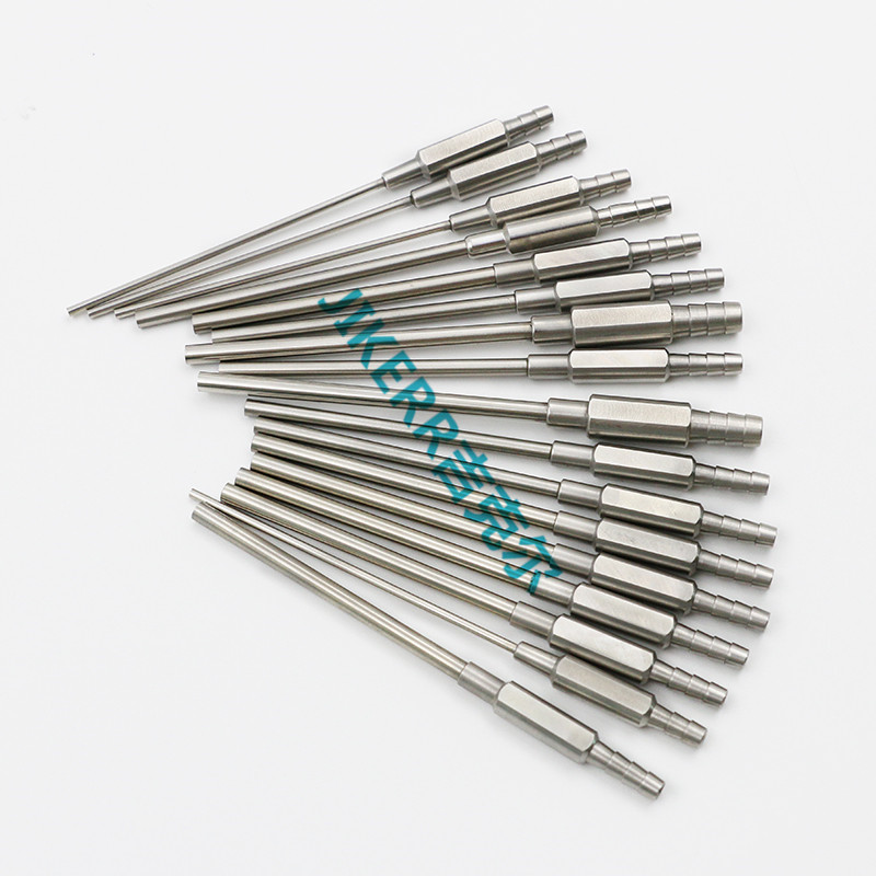 Atmospheric pressure stainless steel injection needle